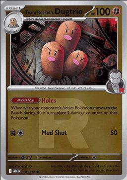 Triopikeur de la Team Rocket