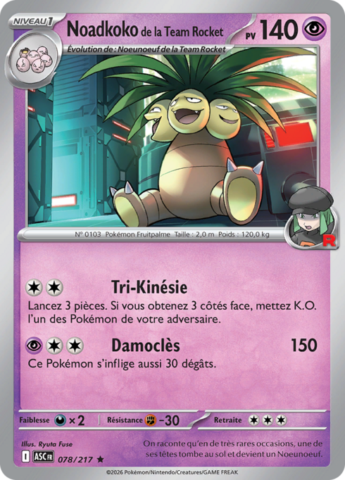 Noadkoko de la Team Rocket