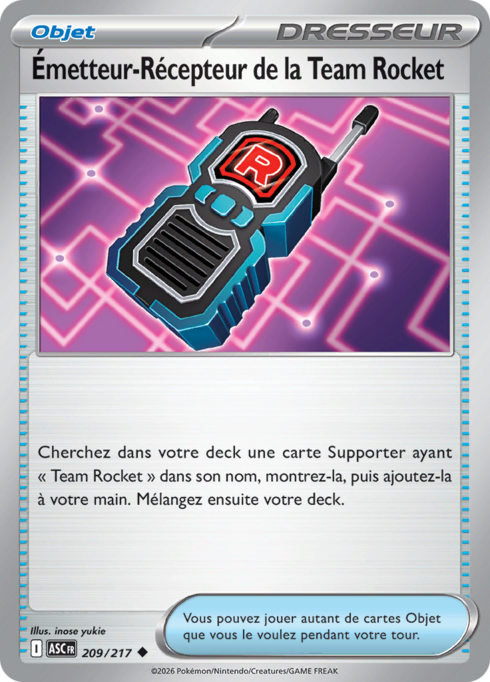 Émetteur-Récepteur de la Team Rocket