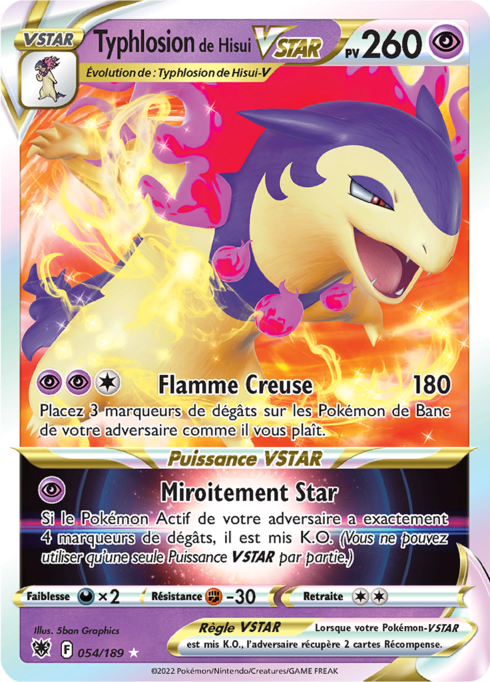 Typhlosion de Hisui VSTAR (ASR 054)