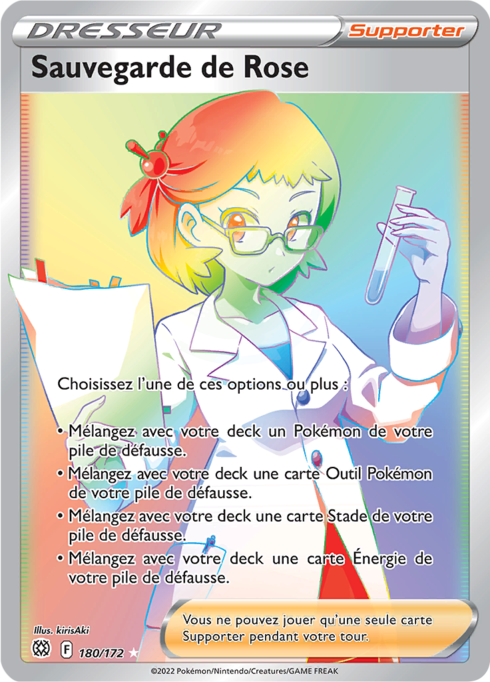 Sauvegarde de Rose (BRS 180)