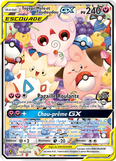 Togepi & Cleffa & Igglybuff GX (CEC 143a)