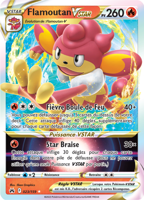 Flamoutan VSTAR (CRZ 023)