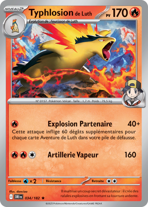 Typhlosion de Luth (xDRI 034)