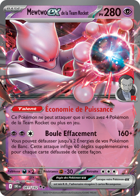 Mewtwo-ex de la Team Rocket