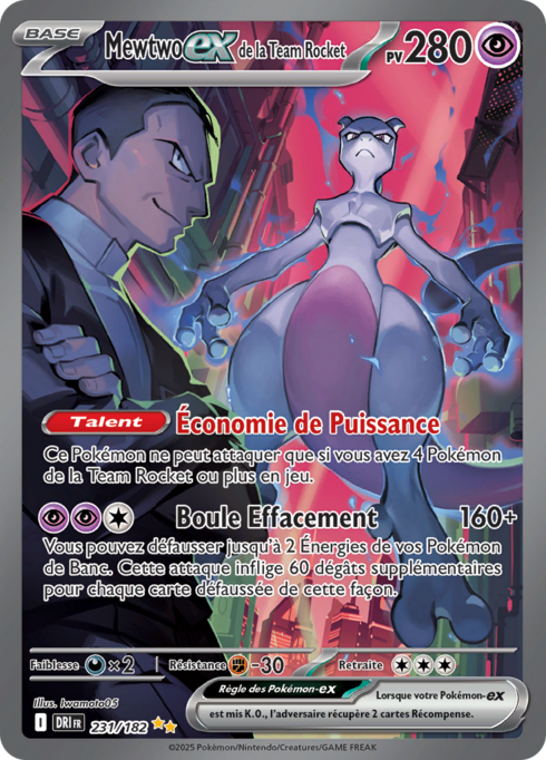 Mewtwo-ex de la Team Rocket