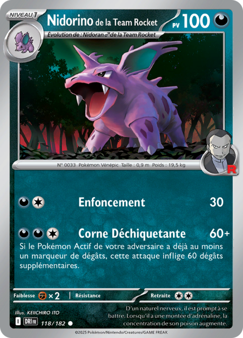 Nidorino de la Team Rocket