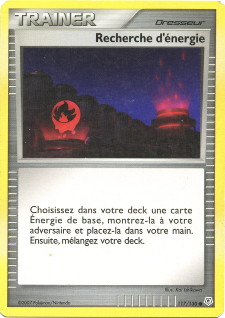 Recherche d'énergie