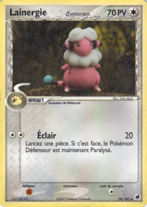 Lainergie δ Delta Species