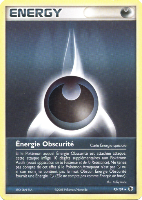 Énergie Obscurité