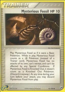 Mystérieux fossile