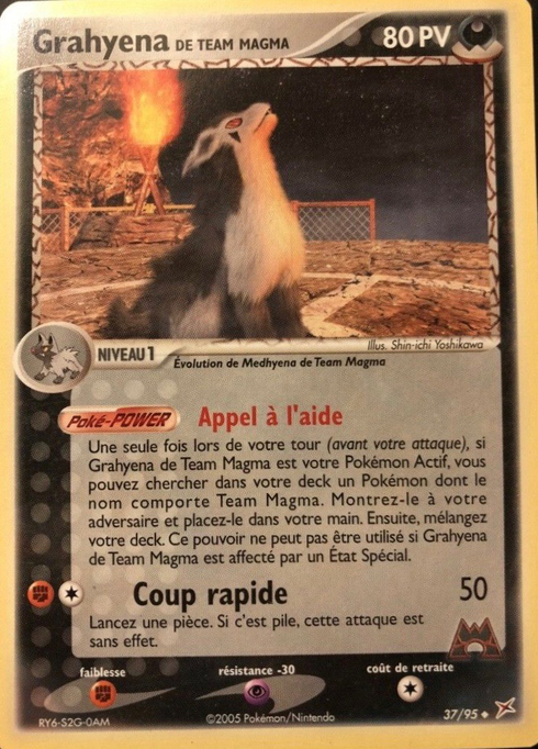 Team Magma's Mightyena