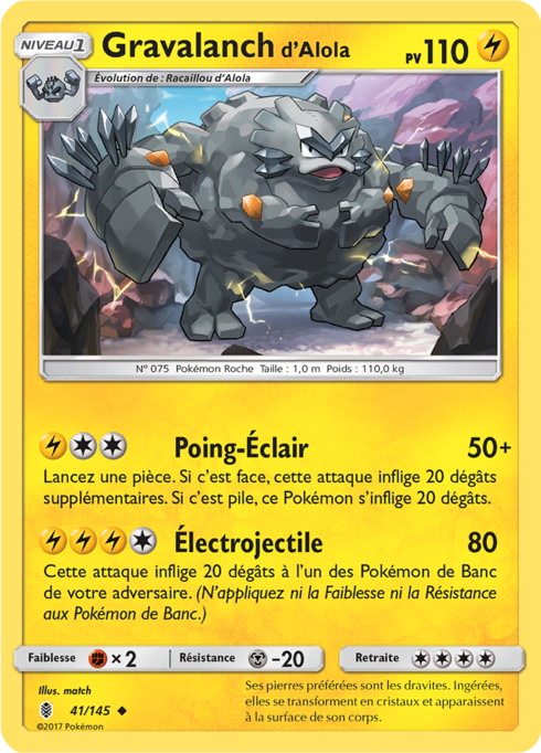 Gravalanch d'Alola (GRI 41)