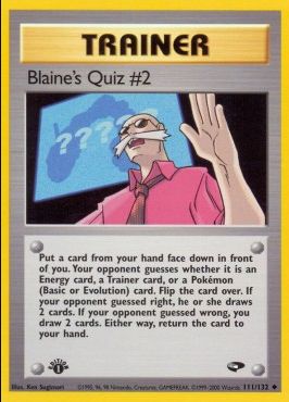 Blaine's Quiz 2