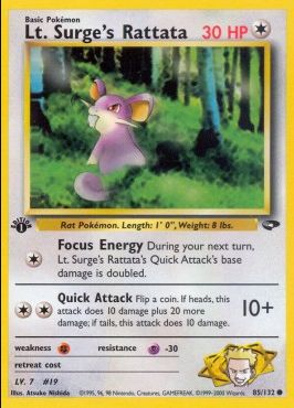 Lt. Surge's Rattata