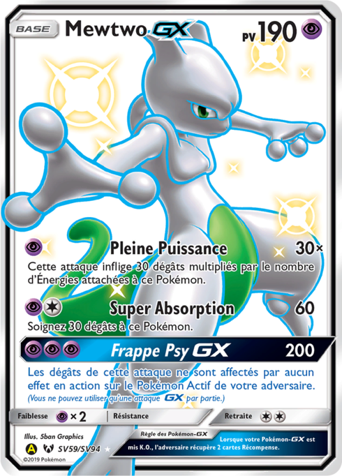 Mewtwo GX (HIF SV59)
