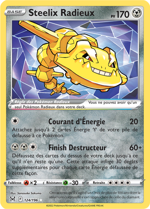 Steelix Radieux (LOR 124)