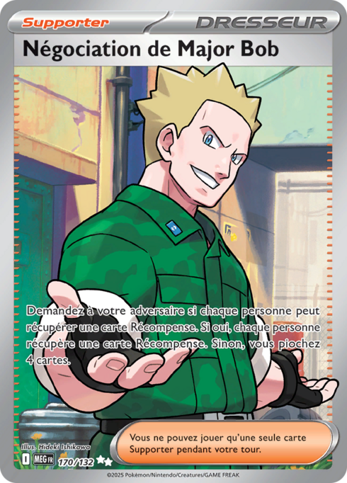 Négociation de Major Bob (MEG 170)
