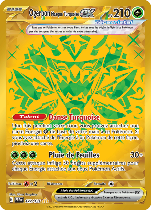 Ogerpon Masque Turquoise-ex