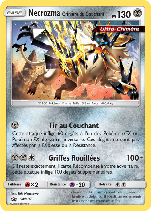 Necrozma Crinière du Couchant (SM 107)
