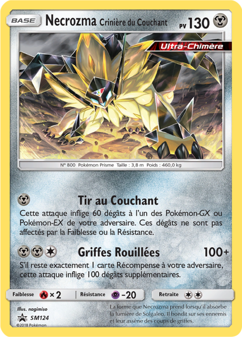 Necrozma Crinière du Couchant (SM 124)