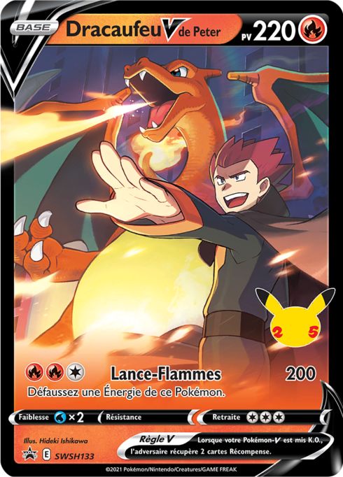 Lance's Charizard V (SWSH 133)