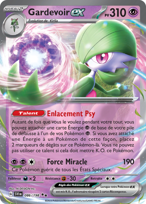 Gardevoir ex (SVI 086)