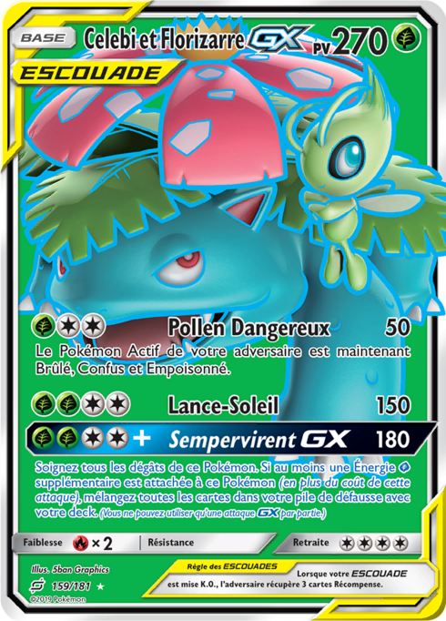 Celebi et Florizarre-GX