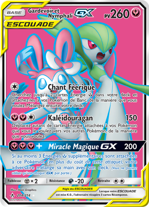 Gardevoir et Nymphali GX (UNB 204)