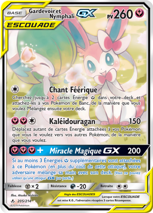 Gardevoir et Nymphali GX (UNB 205)