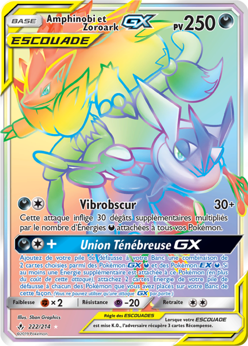 Amphinobi et Zoroark GX (UNB 222)