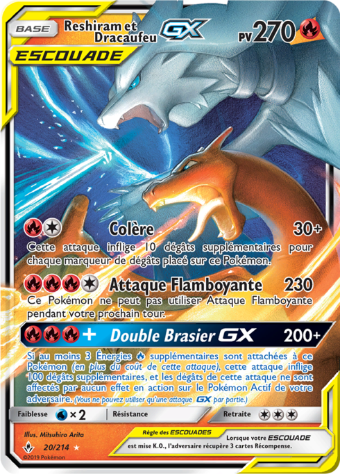 Reshiram et Dracaufeu-GX