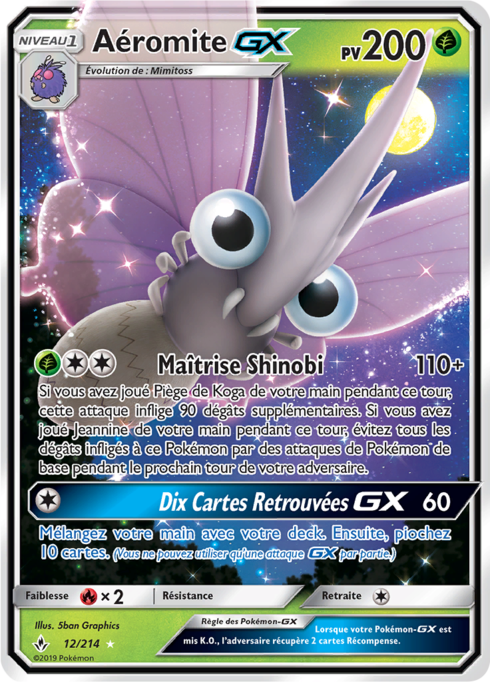 Venomoth GX (UNB 12)