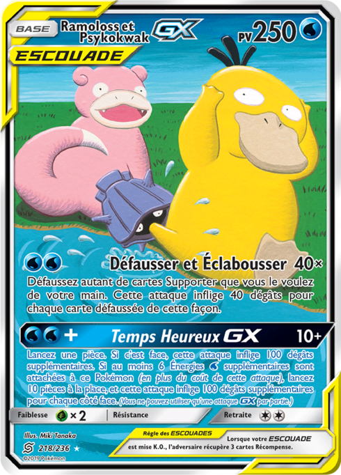 Ramoloss et Psykokwak GX (UNM 218)