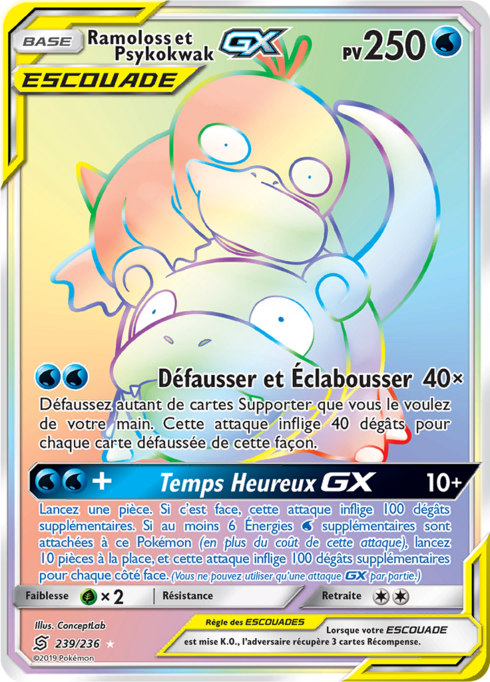 Ramoloss et Psykokwak GX (UNM 239)