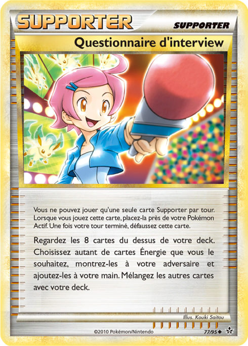 Questionnaire d'interview