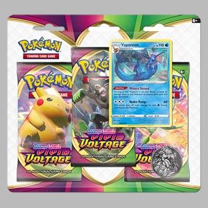 Blister 3-Pack de Vivid Voltage: Vaporeon